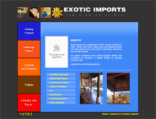 Tablet Screenshot of exoticimports.com.au